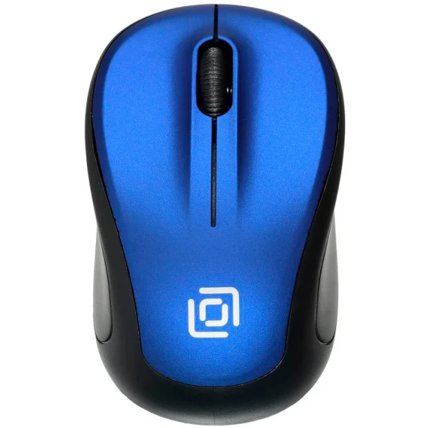 Мышь Oklick 665MW (черный/синий)